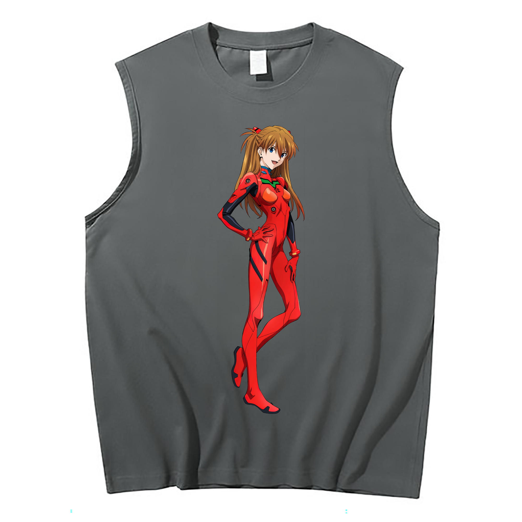 （画像用） EVA 新世紀エヴァンゲリオン コットン100％タンクトップ（フロントプリント）